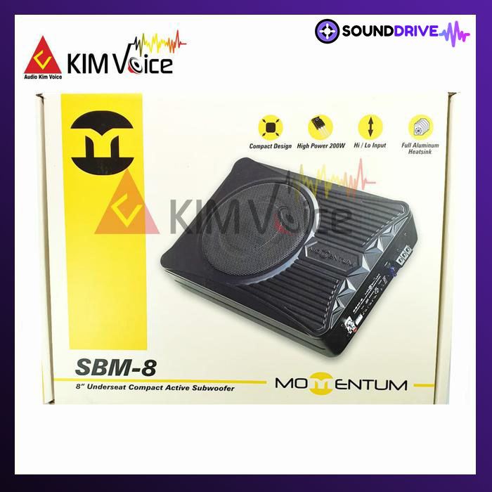 Subwoofer Kolong Aktif Momentum SBM-8 8 inch with bass control