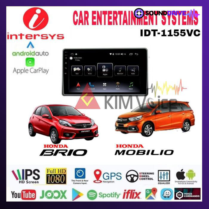 Head Unit Android Intersys 10 Inch OEM Brio/Mobilio/BRV 2012-2015 - 9 INCH - Image 2