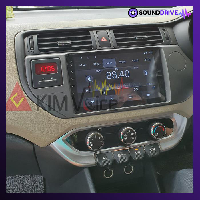 Frame Panel Head unit Android 9 Inch for Kia Rio 2012 up - 2012 + Soket - Image 4