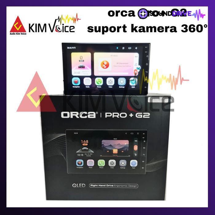 Head Unit Android ORCA PRO 9988 7 Inch Voice Command DSP IPS - Head Unit