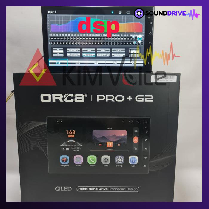 Head Unit Android ORCA PRO 9988 7 Inch Voice Command DSP IPS - Head Unit - Image 4