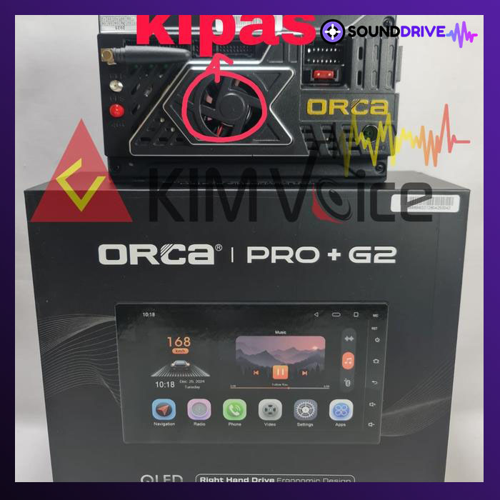 Head Unit Android ORCA PRO 9988 7 Inch Voice Command DSP IPS - Head Unit - Image 5