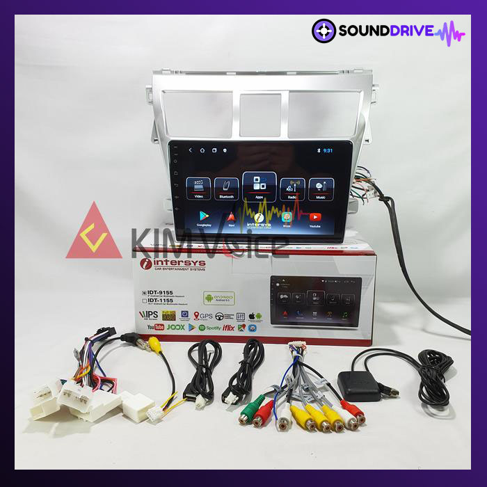 Frame head unit android 9 inch for Vios 2008-2012 - Image 5