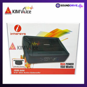 Subwoofer Kolong Aktif SLIM INTERSYS ISW-806 with bass control