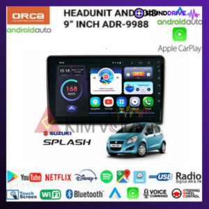 Head unit Android Orca 9 inch OEM Suzuki Splash + soket pnp