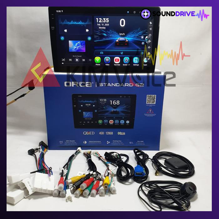 Head unit Android Orca 9 inch OEM Suzuki Splash + soket pnp - Image 2