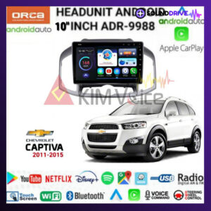 Head Unit Android Orca 10 inch OEM CAPTIVA 2011-2015 + canbus+ soket pnp