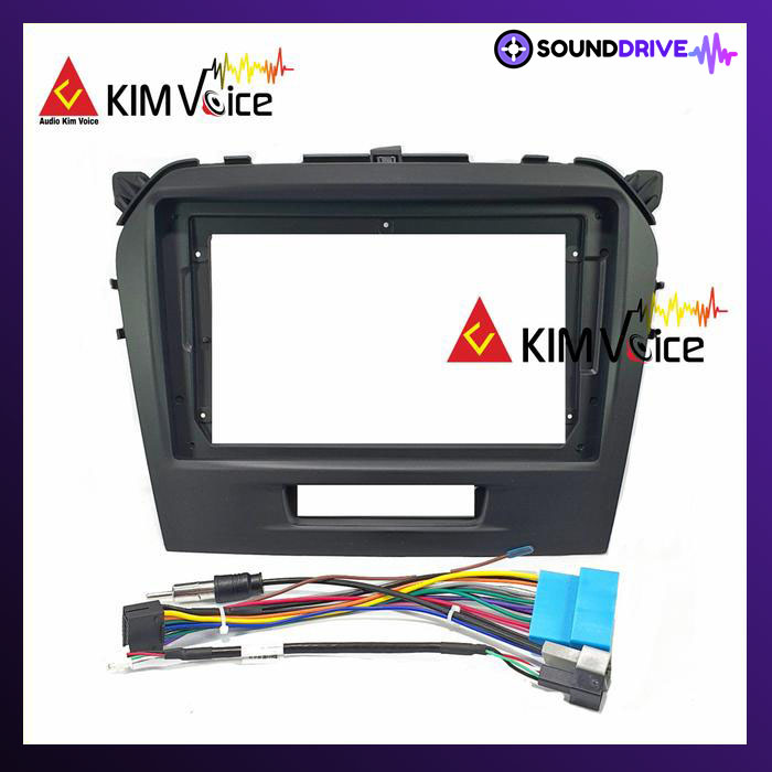 Frame 9 inch for VITARA 2015 up+ Soket PNP Panel Head unit Panel Tape
