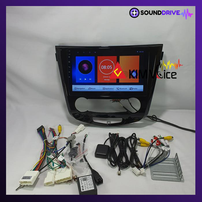 Frame Head unit Android 10 In for Nissan XTRAIL 2014 - 2017 + canbus - 2500cc + Canbus - Image 3