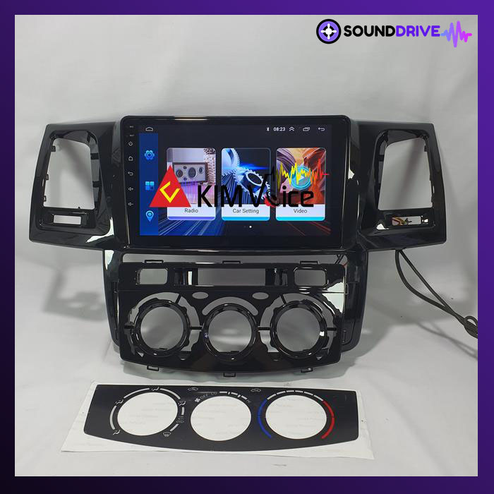 Frame Head unit Android 9 inch for Hilux 2008-2014 - Image 3