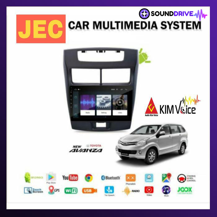 Head Unit Android 9 inch OEM Avanza Xenia 2012-2018 Soket PnP