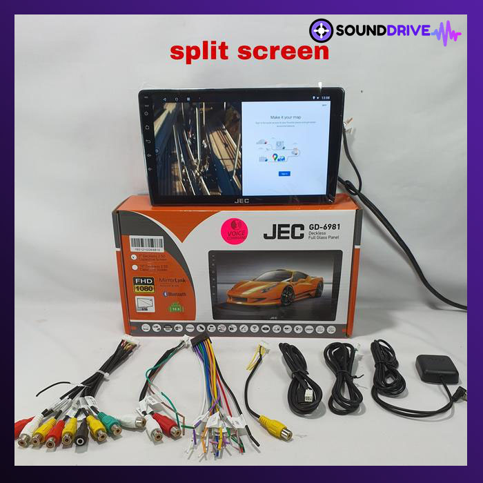 Head Unit Android OEM Innova 9" Tipe G 2011 - 2015 manual ac soket pnp - Image 4