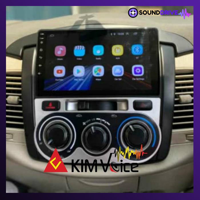 Head Unit Android OEM Innova 9" Tipe G 2011 - 2015 manual ac soket pnp - Image 5