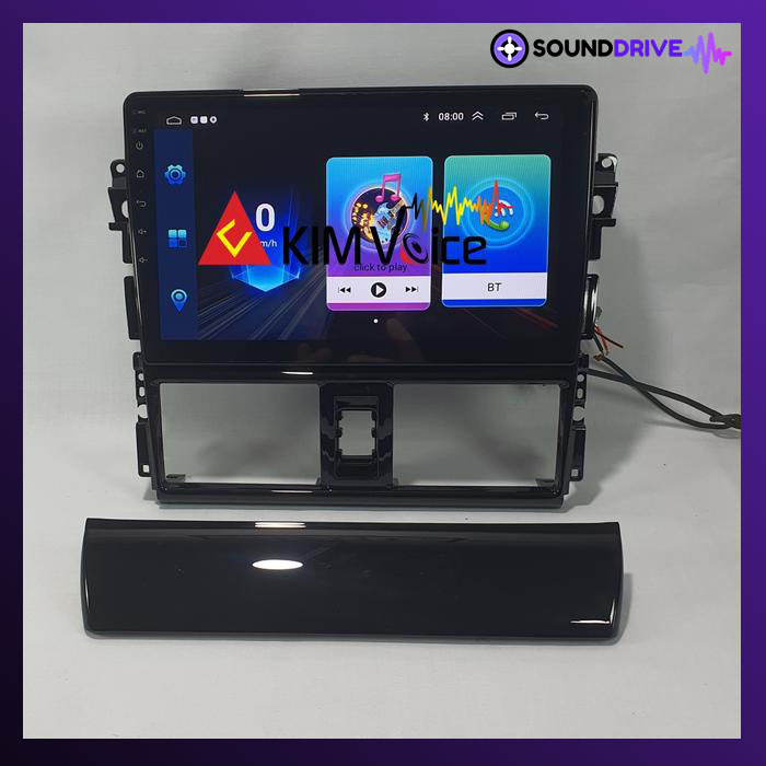 Frame head unit Android 10" for Toyota YARIS/VIOS 2014-2017 - Image 4
