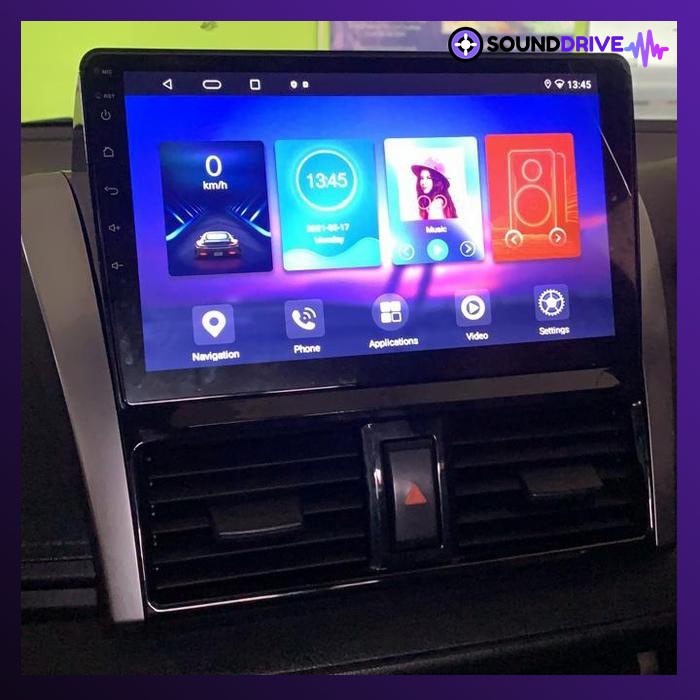 Frame head unit Android 10" for Toyota YARIS/VIOS 2014-2017 - Image 5