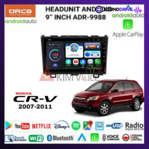 Head Unit Android Orca 9 Inch OEM CRV 2007-2011 + soket pnp