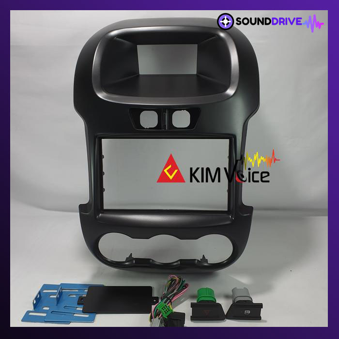 Frame Head Unit Ford Ranger 2012 type Common + Buttons + Soket - Image 2
