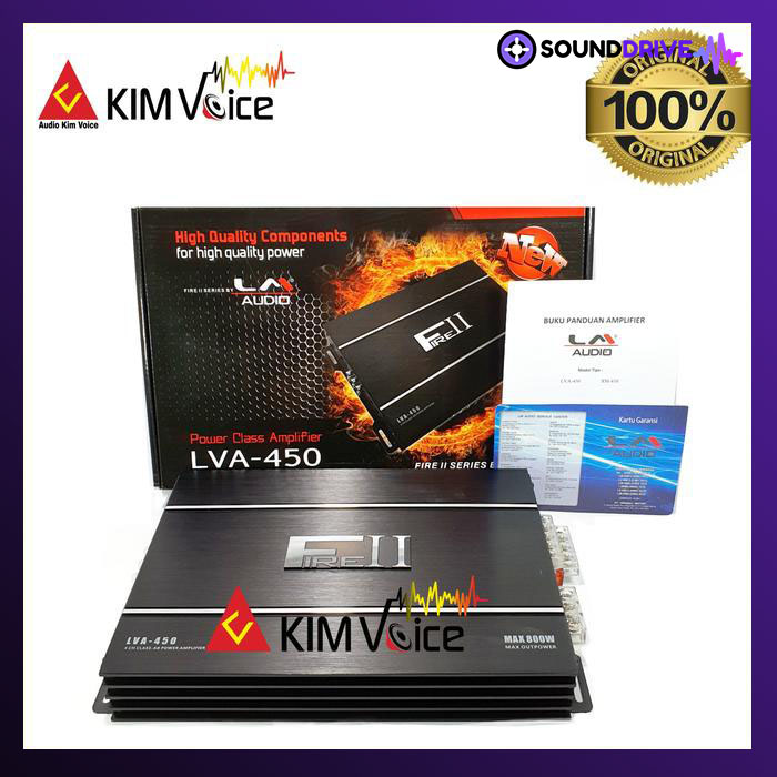 Power Amplifier LM Audio Fire II LVA.450 4 Channel