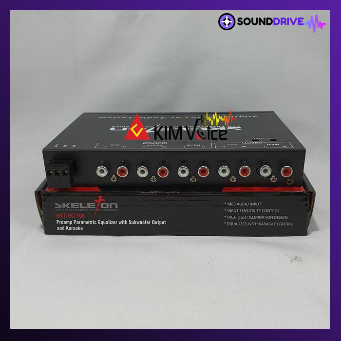 Pre Amp Equalizer Skeleton SKT- EQ 100 With Karaoke - Image 3