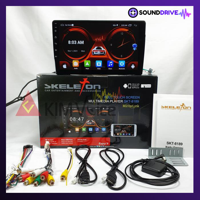 head unit android Skeleton SKT-8189 9 inch - 9 INCH - Image 2