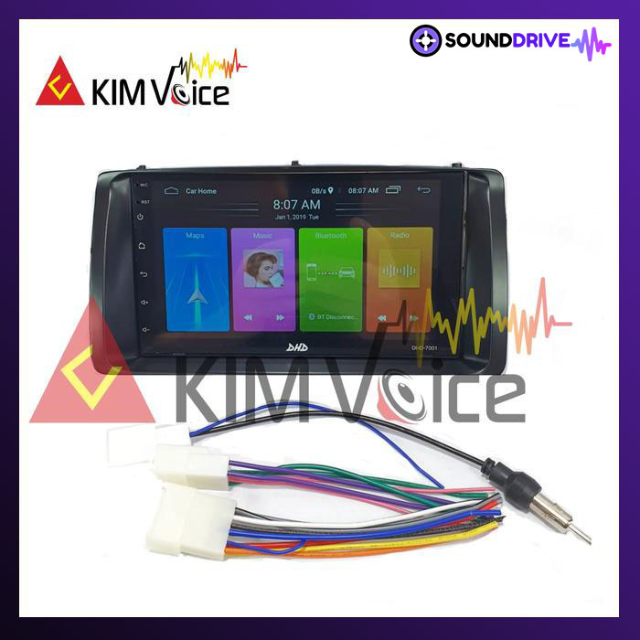 Head Unit Android 7 Inch for Toyota Altis 2003-2007 + Soket P&P