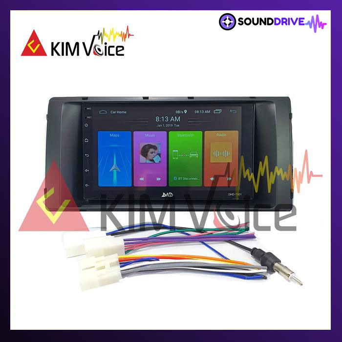 Head Unit Android 7 Inch for Sirion 2015-2017 + Soket P&P - Abu-abu