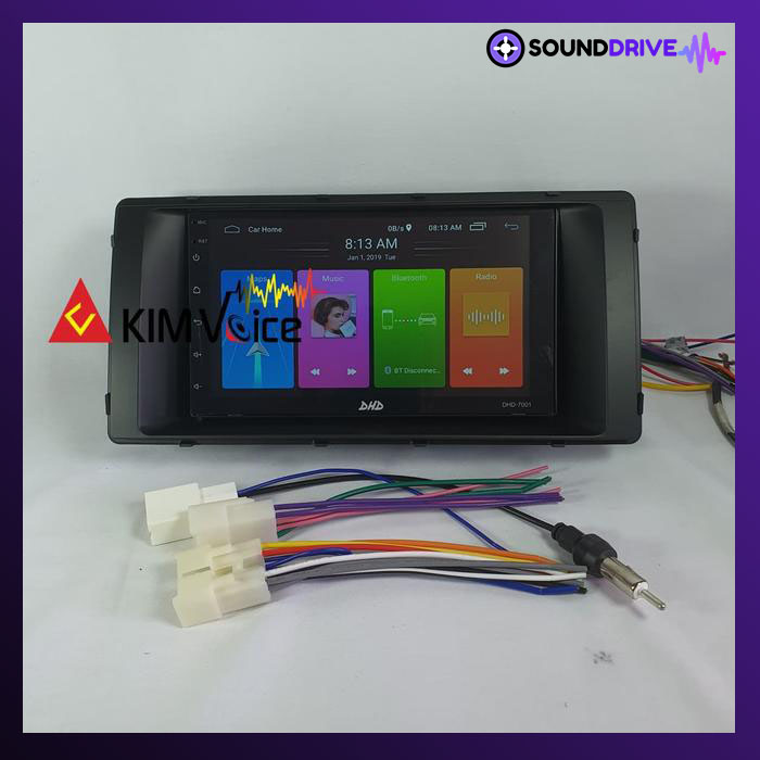 Head Unit Android 7 Inch for Sirion 2015-2017 + Soket P&P - Abu-abu - Image 2