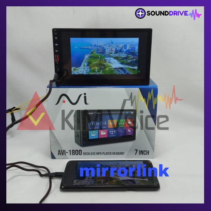 Head Unit Double Din Dekles MP5 AVI-1600DSB MKII + Kamera Mundur - Image 3