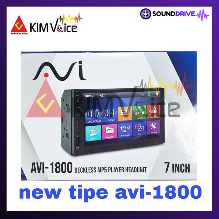 Head Unit Double Din Dekles MP5 AVI-1600DSB MKII