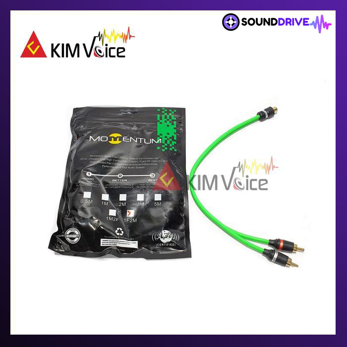 Kabel RCA Cabang Momentum GF Kwalitas Super 1Cew 2Cow 1Cow 2Cew - 1 Cew 2 Cow - Image 2