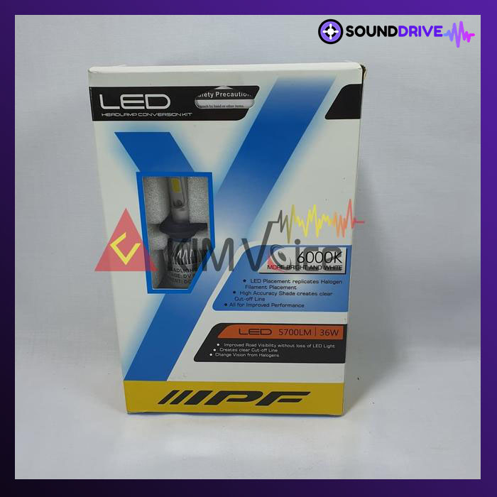 Lampu LED Merk IPF H7 Original - Image 2