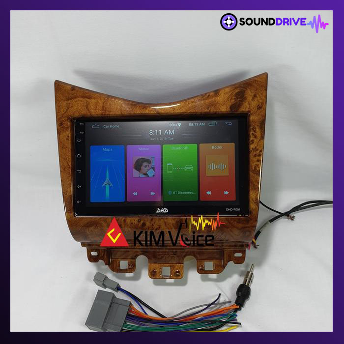Frame Head Unit Accord 2004-2007 warna wood - Image 3