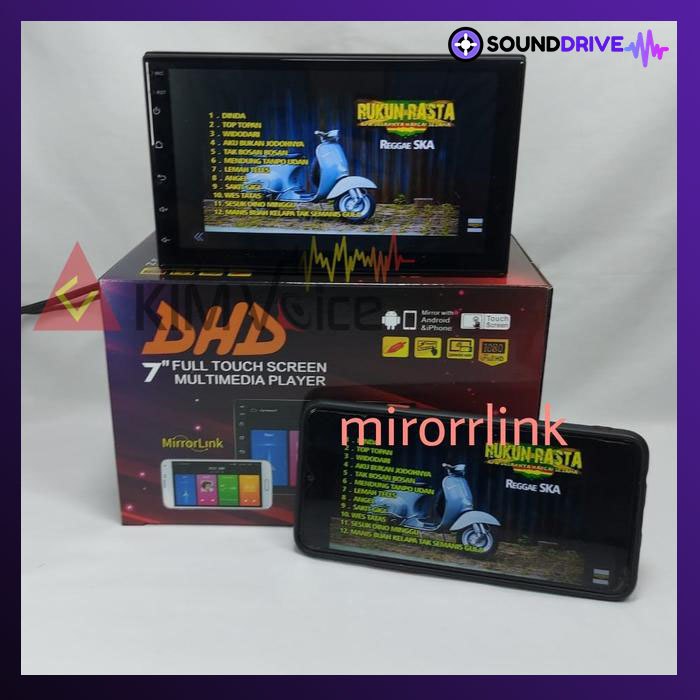 head unit Android DHD 7001 7 inch + Kamera Mundur - Image 3