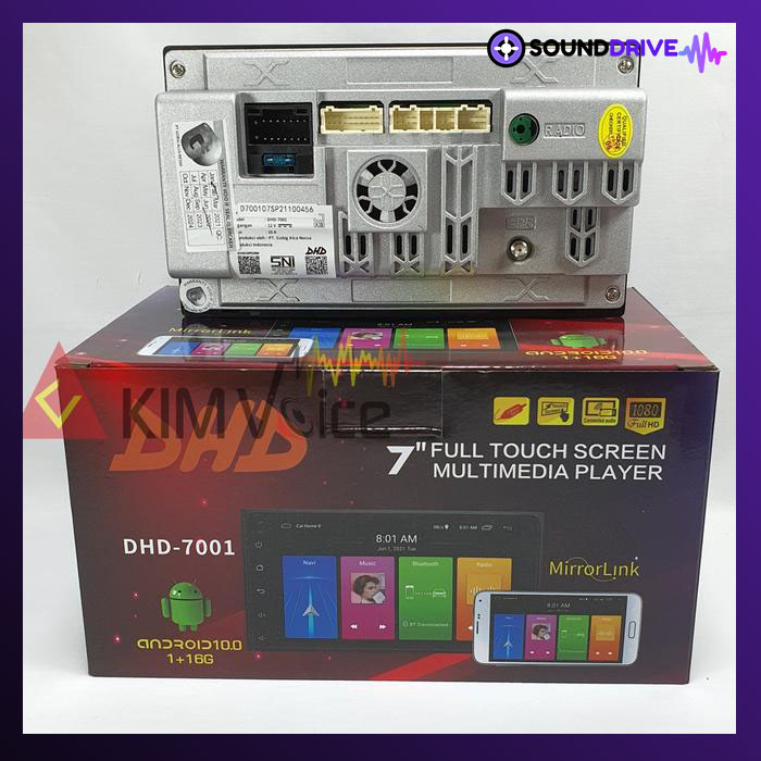 head unit Android DHD 7001 7 inch + Kamera Mundur - Image 4