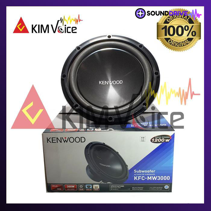 Subwoofer Kenwood 12 Inch KFC-MW3000