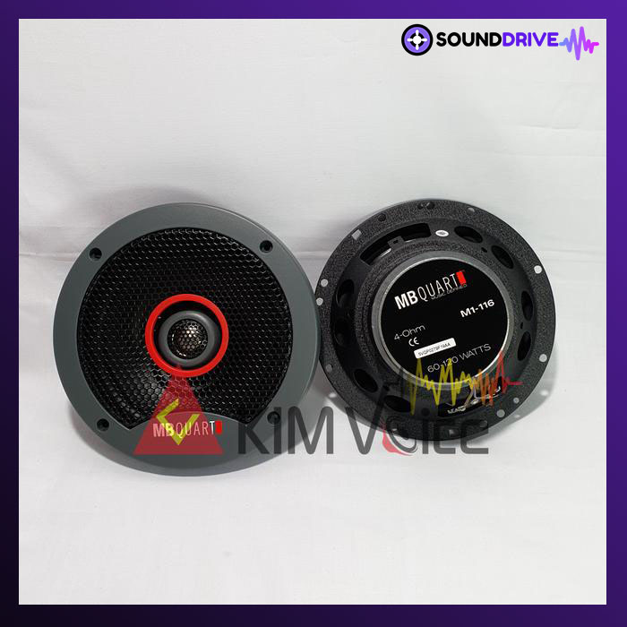 Speaker Coxial MBQuart 2 Way M1-116 6 Inch Original - Image 4