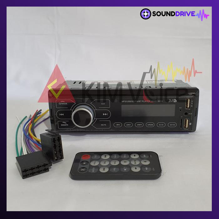Single Din MP3/USB/Bluetooth DHD 3004 - Image 2