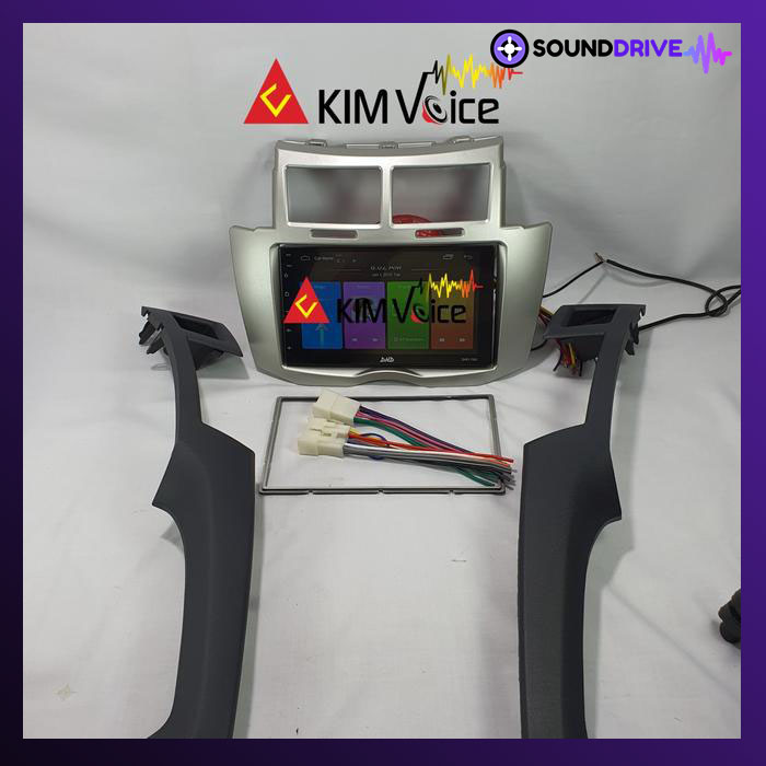 Frame Head Unit for Yaris lama - Hitam - Image 4
