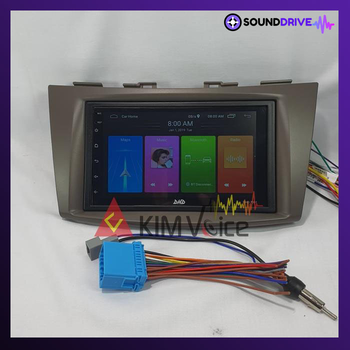 Frame Head Unit for Suzuki Ertiga 2012 Brown - Hitam - Image 4