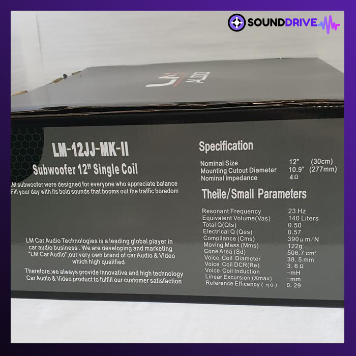 Subwoofer LM Audio 12 in JJ MK II - 10 INCH - Image 4
