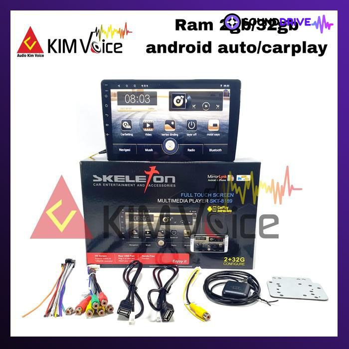 head unit Android Skeleton SKT-8189 10inch - 9 INCH