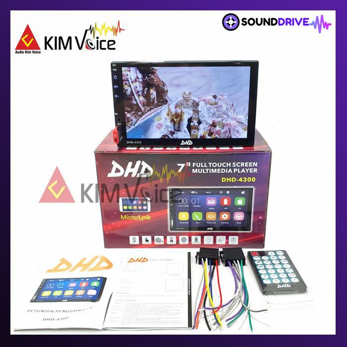 HEADUNIT DOUBLE DIN MP5 DHD-4300